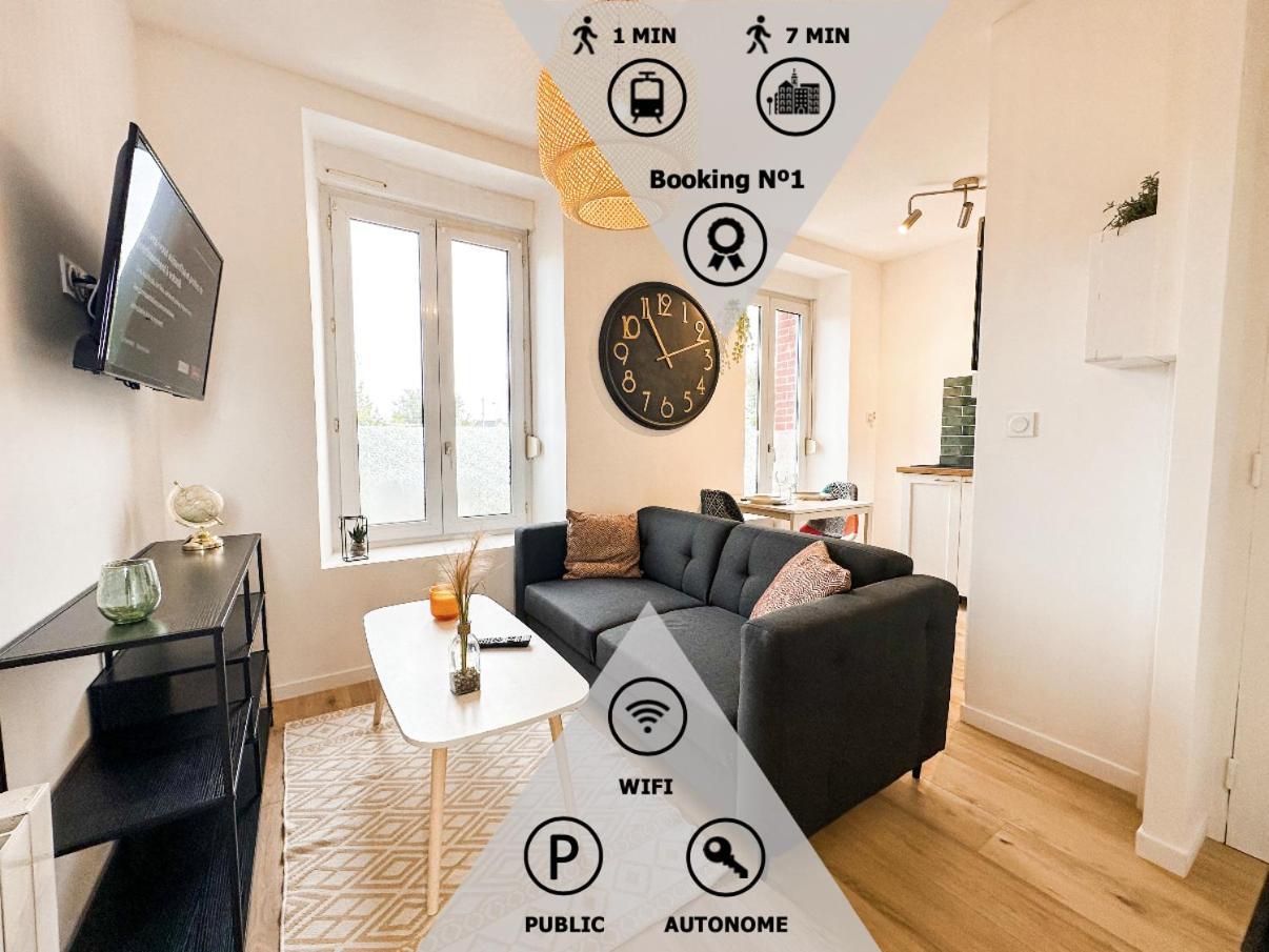 New: Agreable & Lumineux *Gare* Appartement Guingamp Buitenkant foto