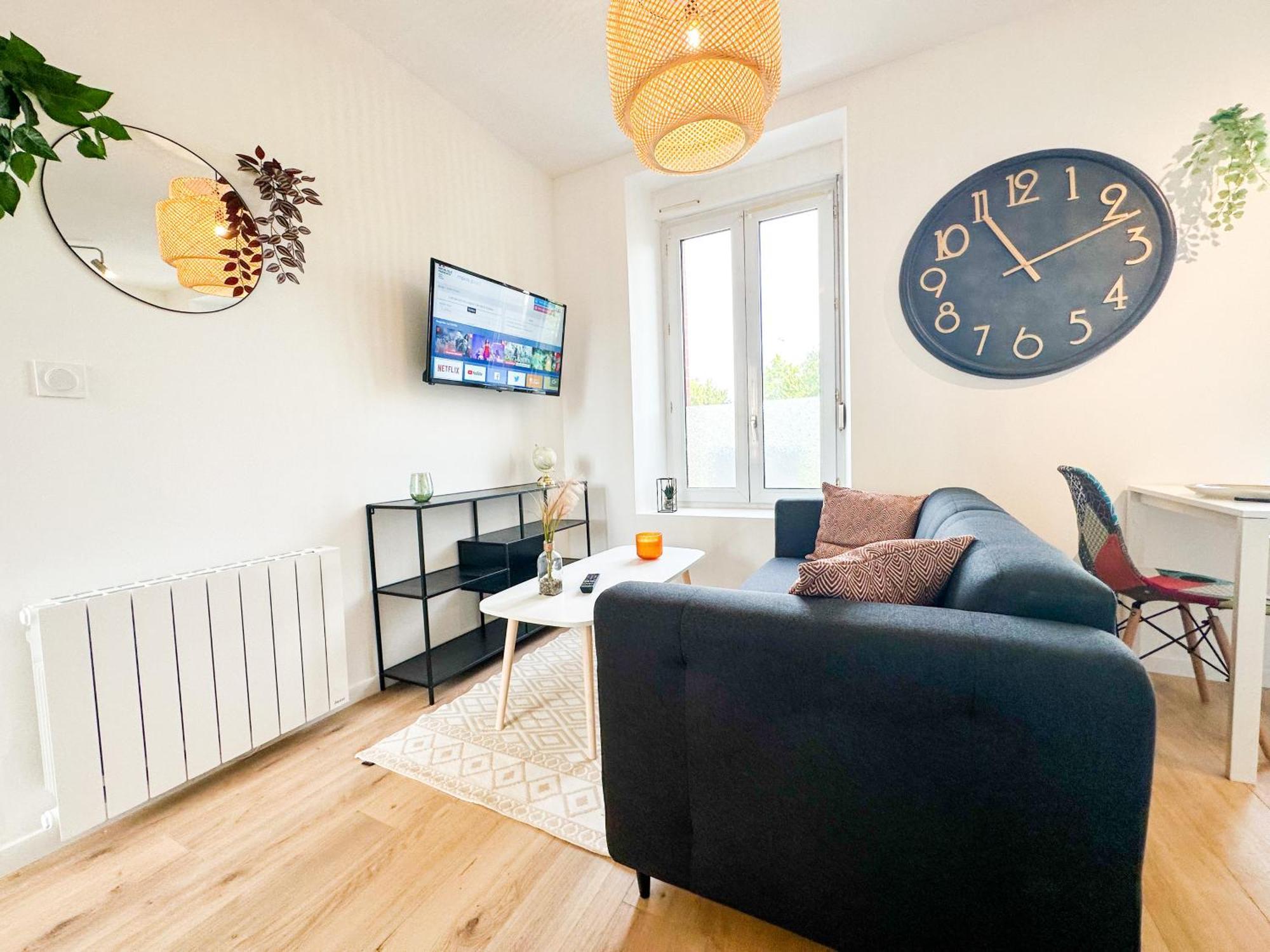 New: Agreable & Lumineux *Gare* Appartement Guingamp Buitenkant foto